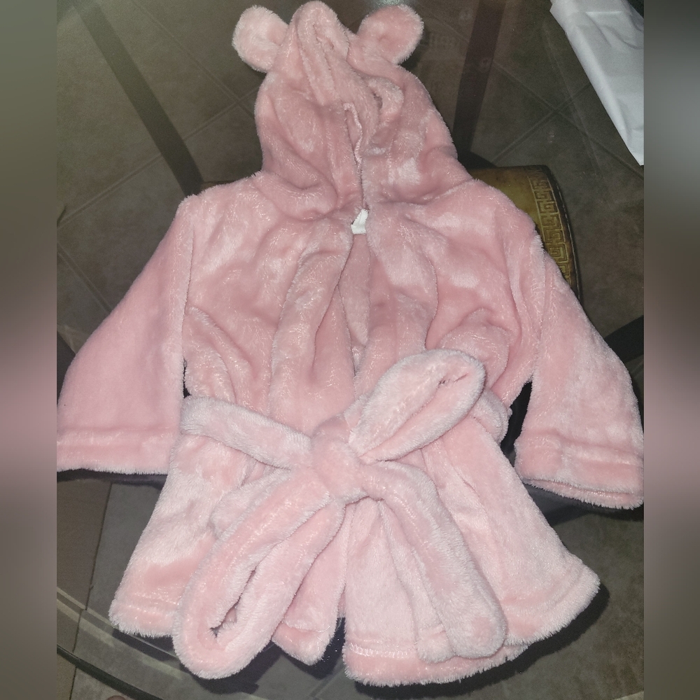 Pink Robe for Baby - Picture 2 of 3